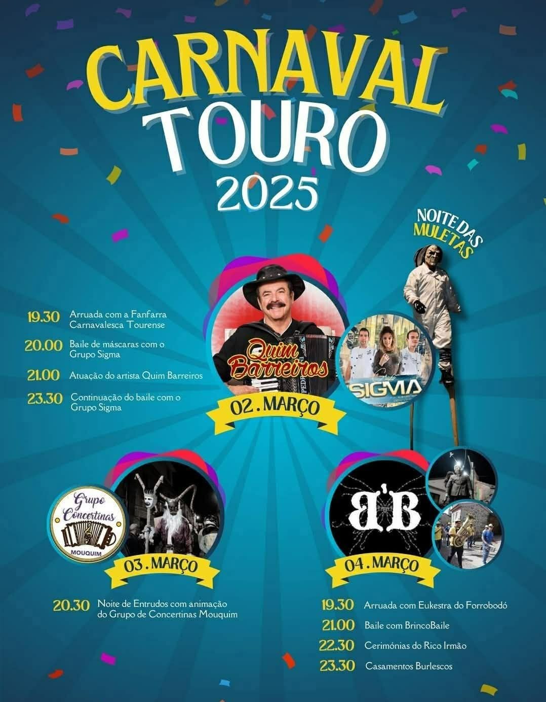 Cartaz Carnaval 2025 - Touro