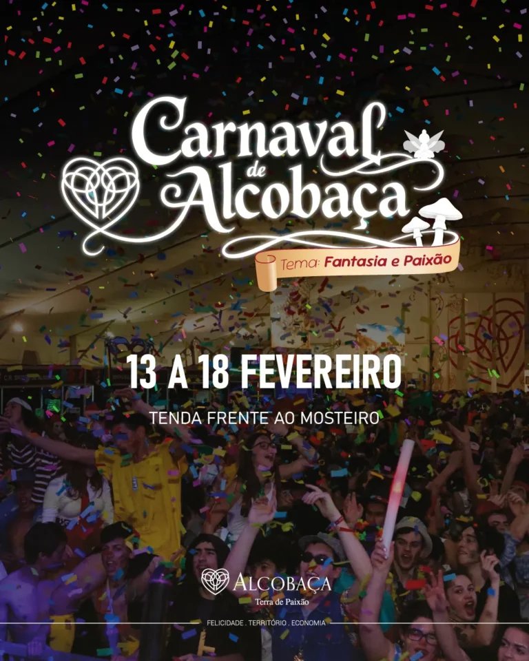 Cartaz Carnaval 2026 - Alcobaça