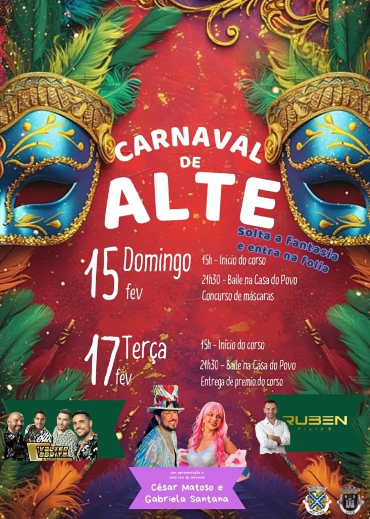 Cartaz Carnaval 2026 - Alte