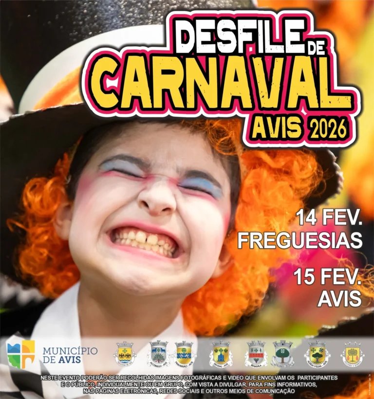 Cartaz Carnaval 2026 - Avis