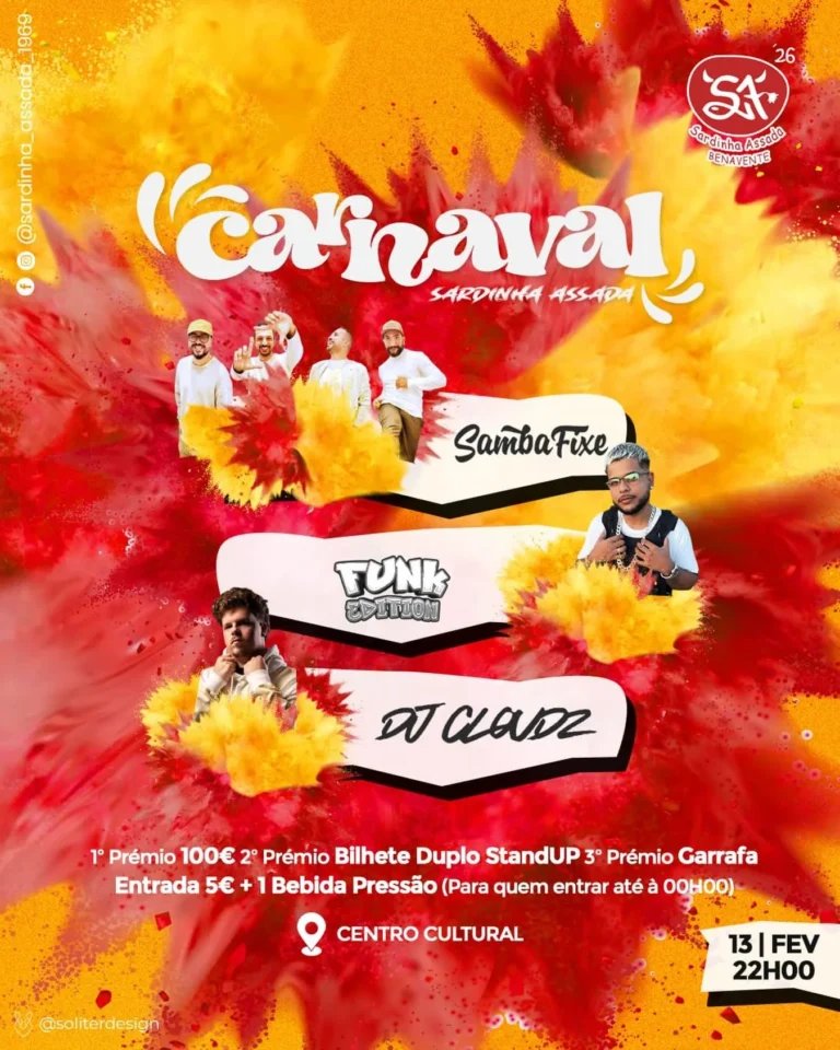 Cartaz Carnaval 2026 - Benavente