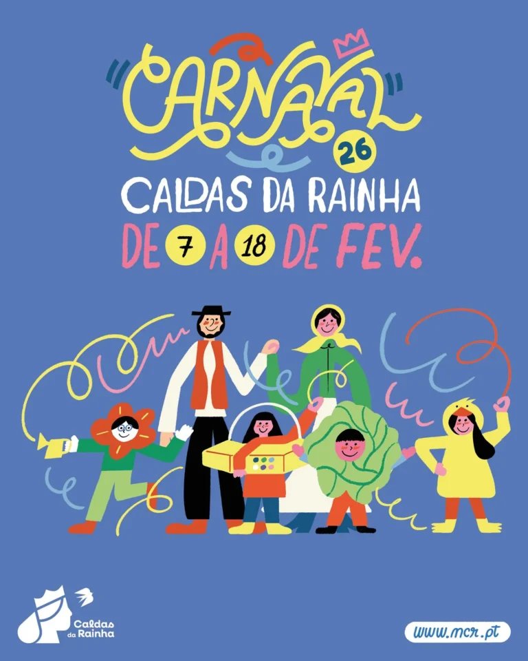 Cartaz Carnaval 2026 - Caldas da Rainha