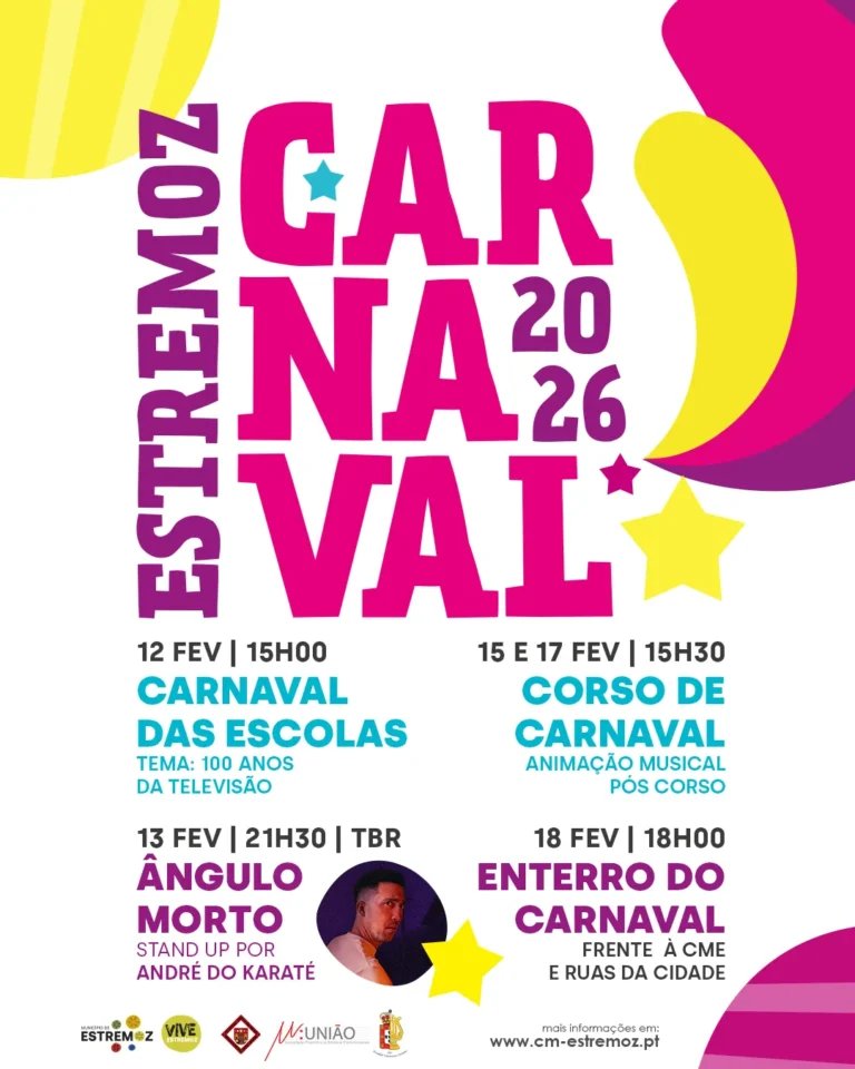 Cartaz Carnaval 2026 - Estremoz