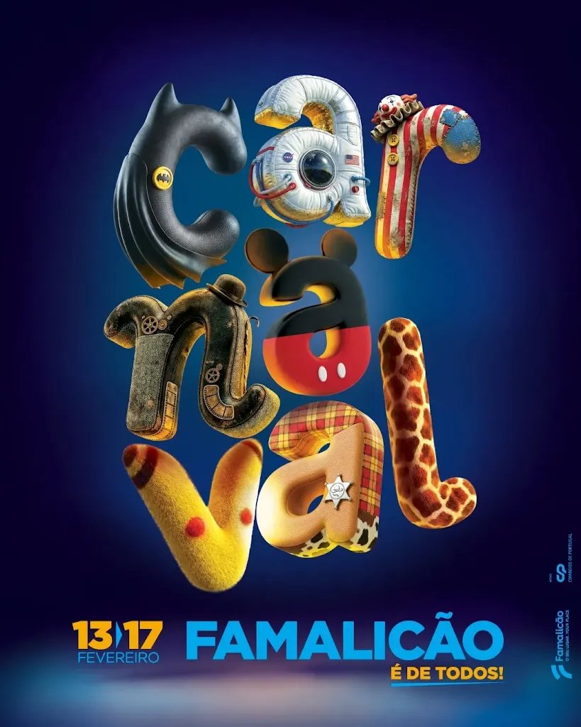 Cartaz Carnaval 2026 - Famalicão