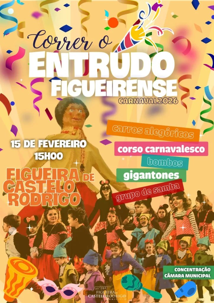 Cartaz Carnaval 2026 - Figueira de Castelo Rodrigo