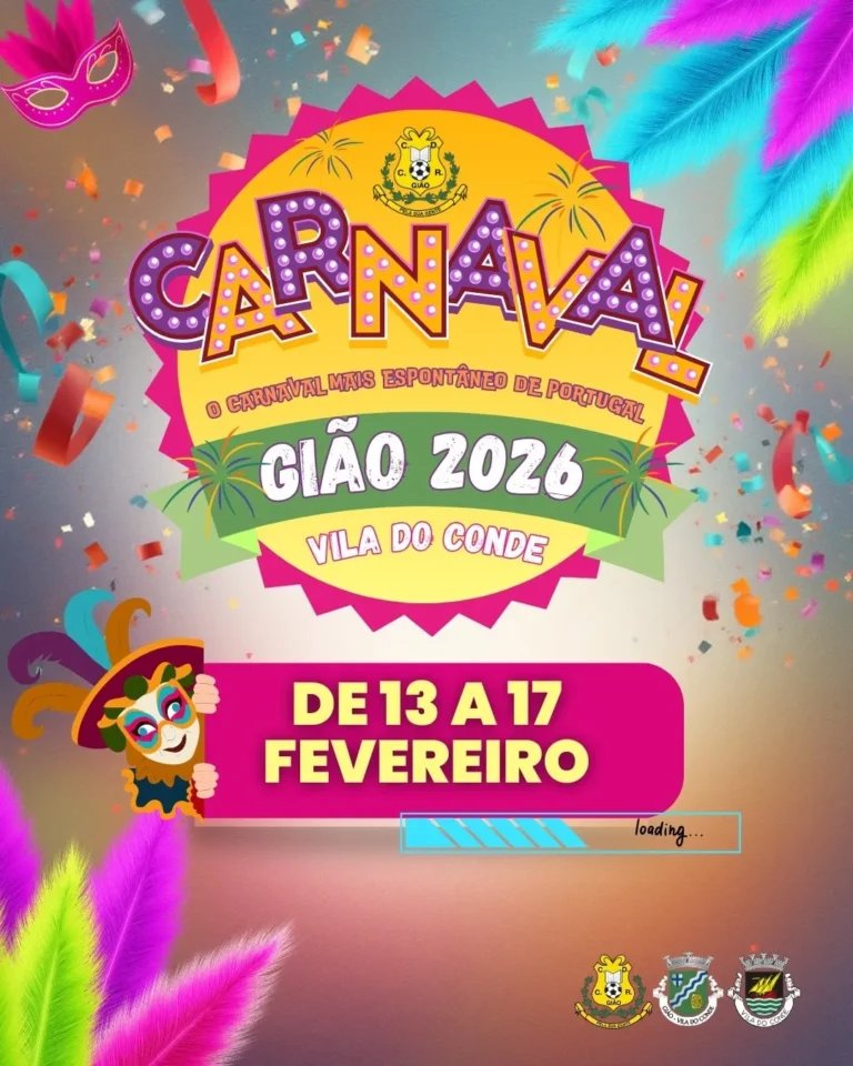Cartaz Carnaval 2026 - Gião