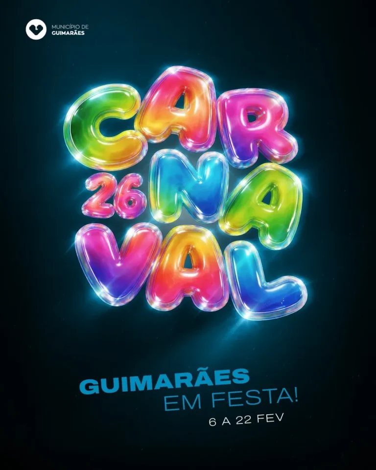 Cartaz Carnaval 2026 - Guimarães