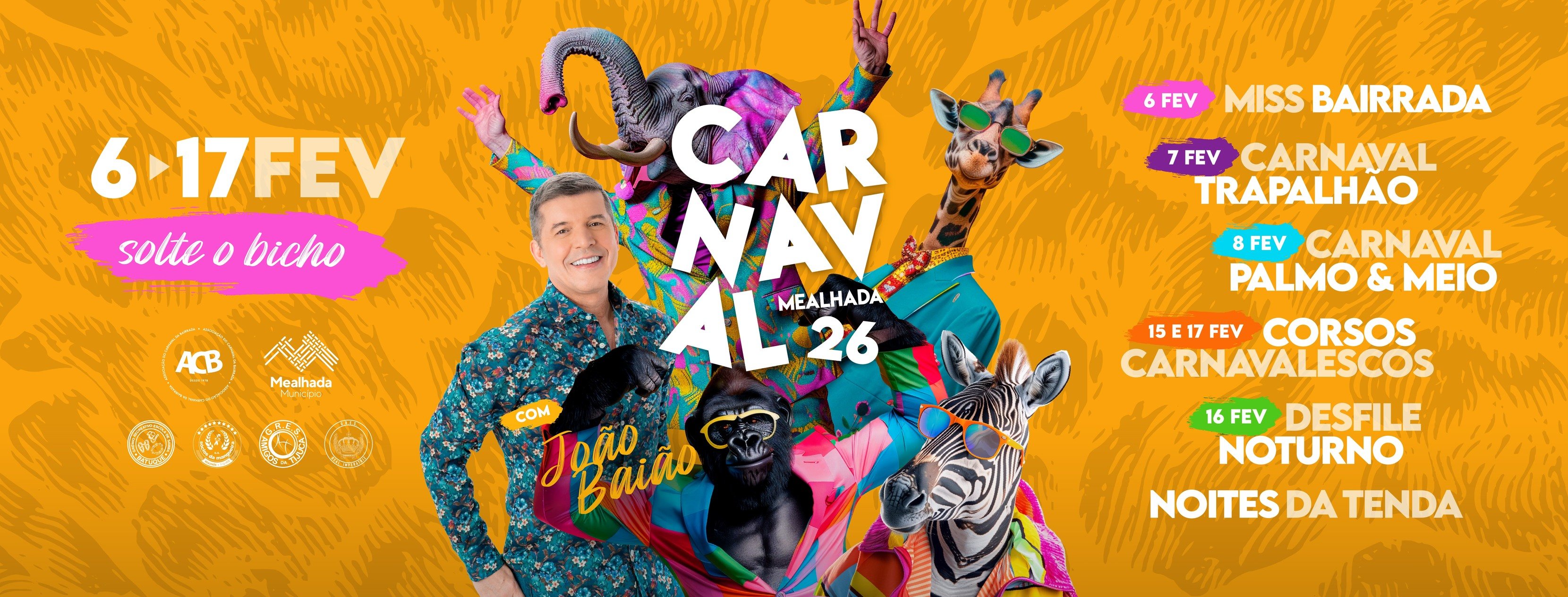 Cartaz Carnaval 2026 - Mealhada
