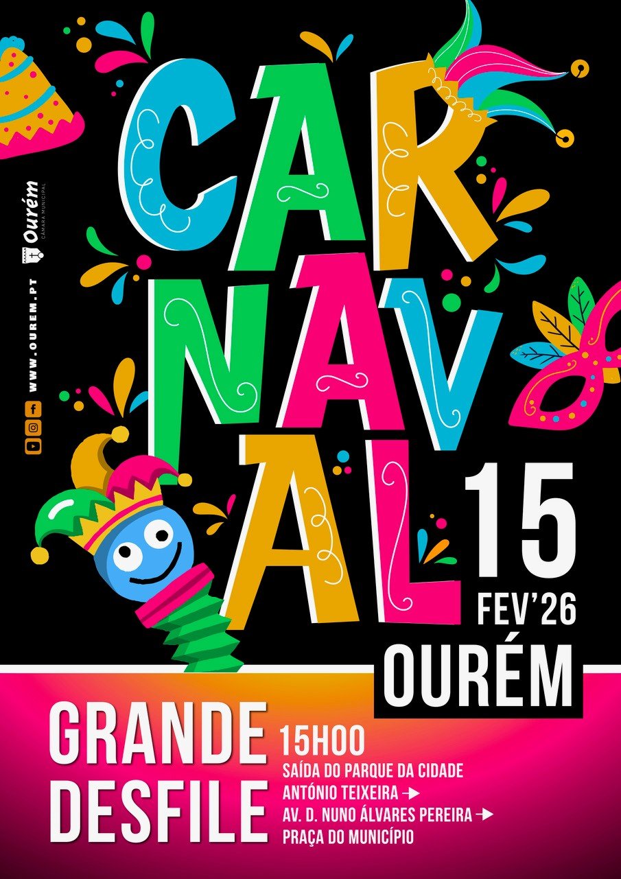 Cartaz Carnaval 2026 - Ourém
