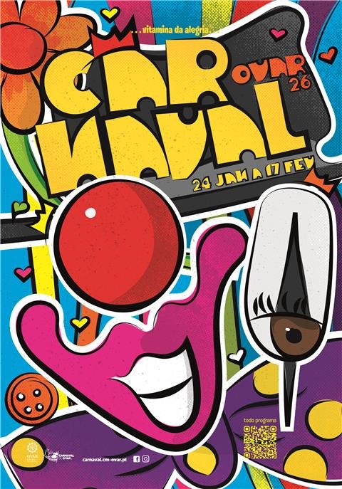 Cartaz Carnaval 2026 - Ovar