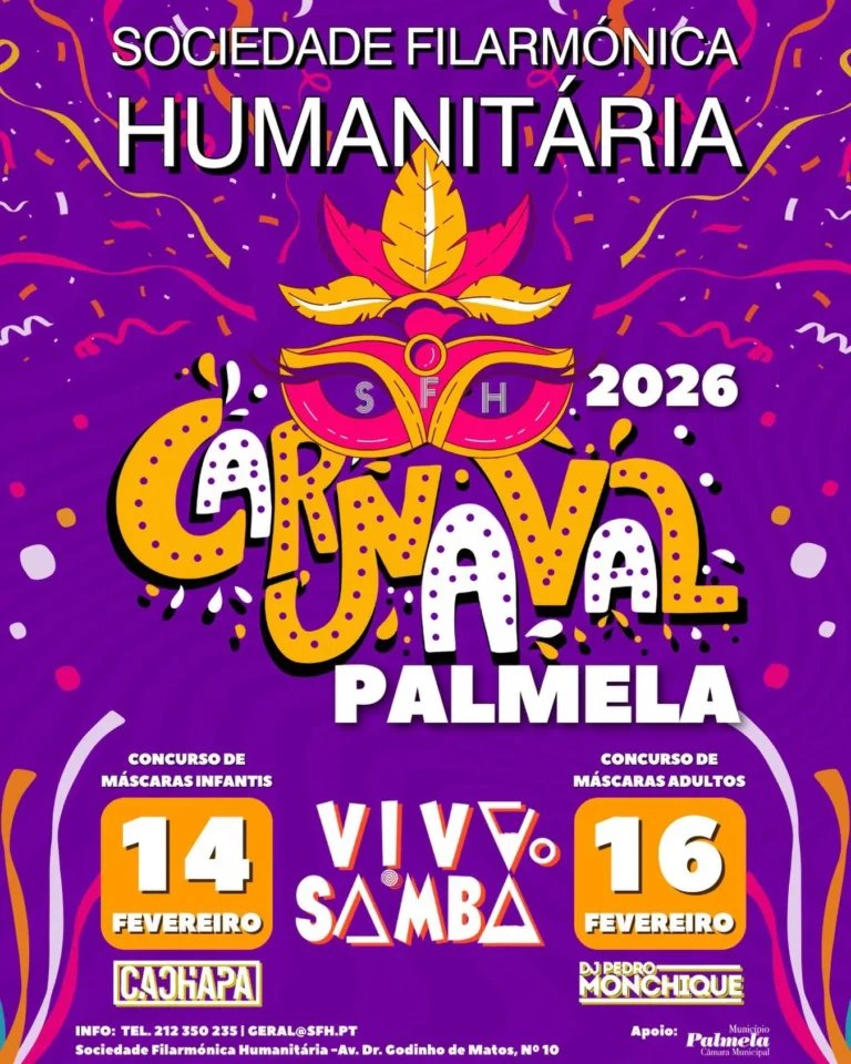Cartaz Carnaval 2026 - Palmela