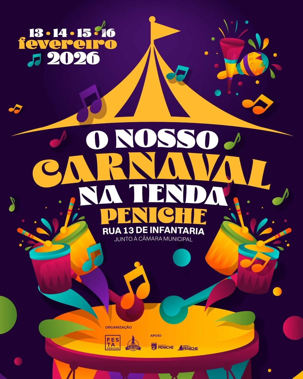 Cartaz Carnaval 2026 - Peniche
