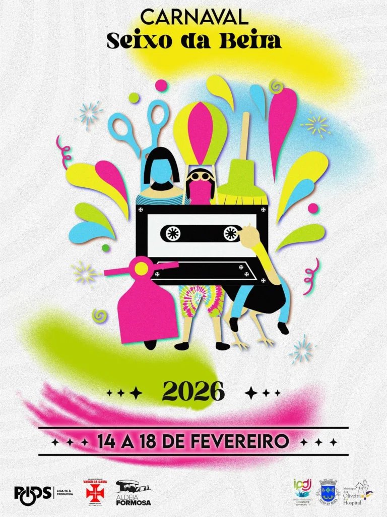 Cartaz Carnaval 2026 - Seixo da Beira