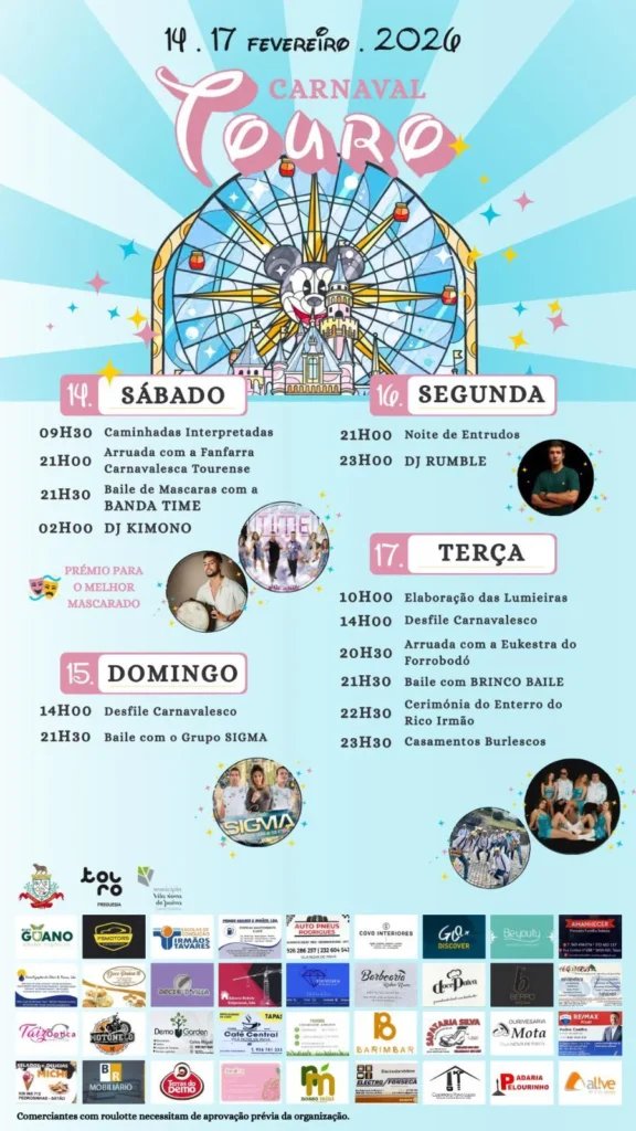 Cartaz Carnaval 2026 - Touro