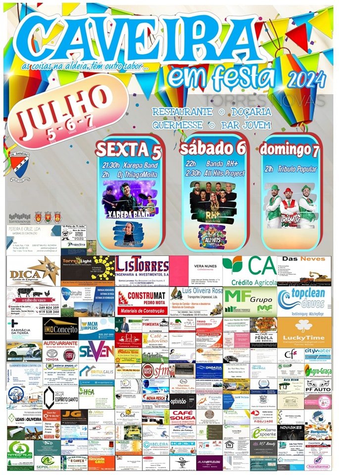 Cartaz Caveira em Festa 2024 - Torres Novas