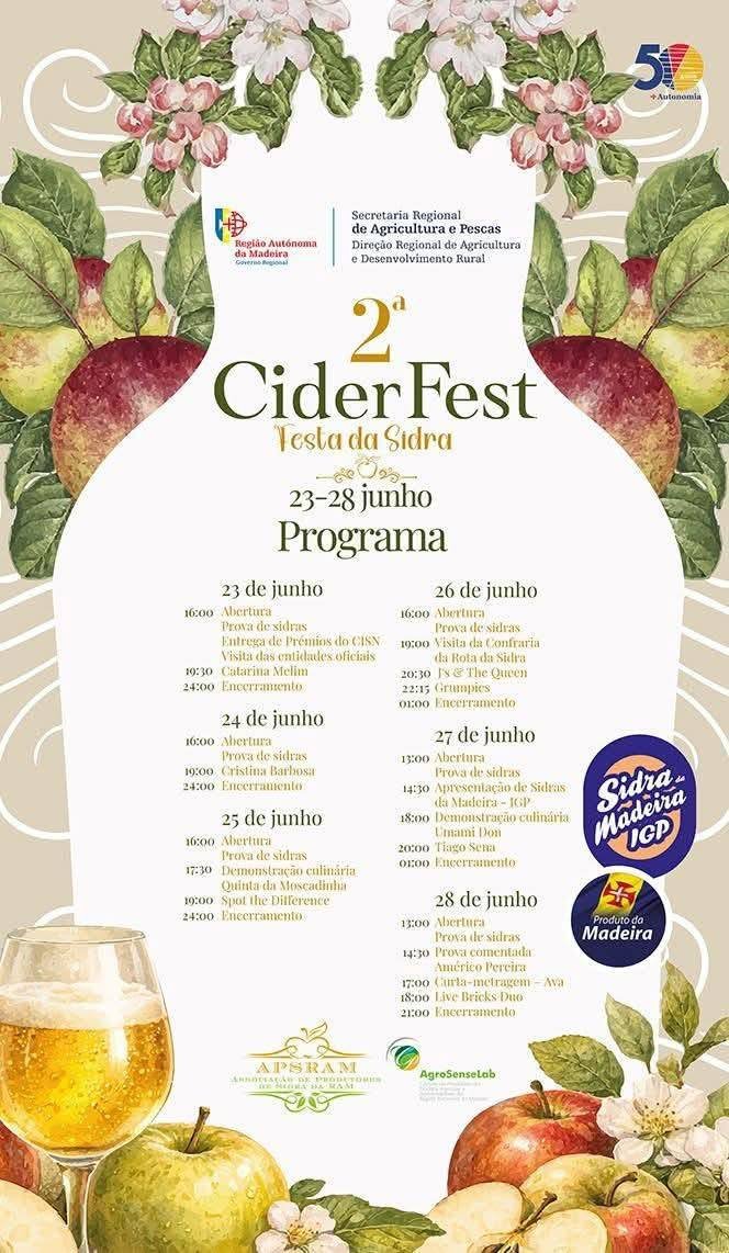 Cartaz CiderFest 2026 - Madeira