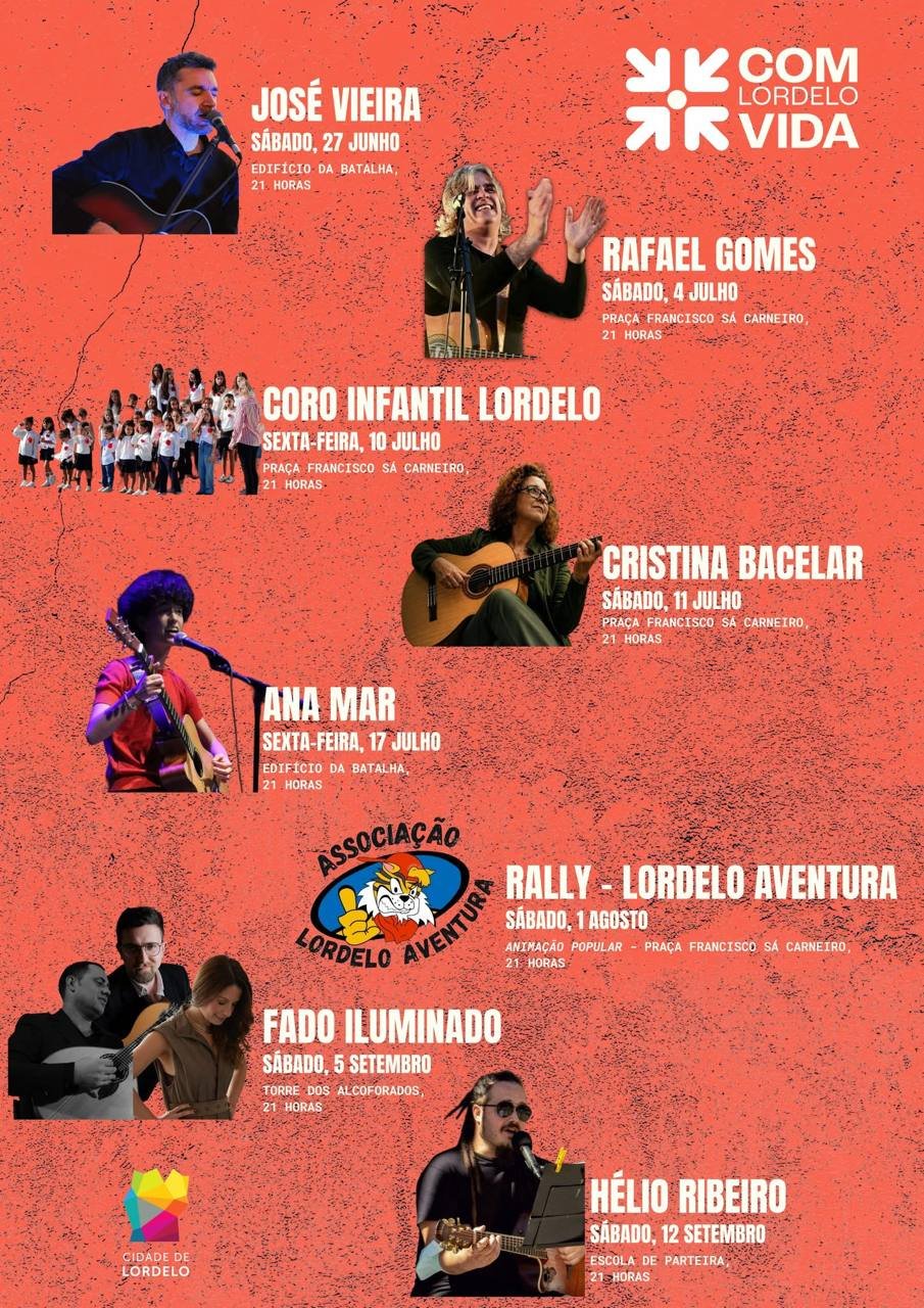 Cartaz Com Vida 2026 - Lordelo