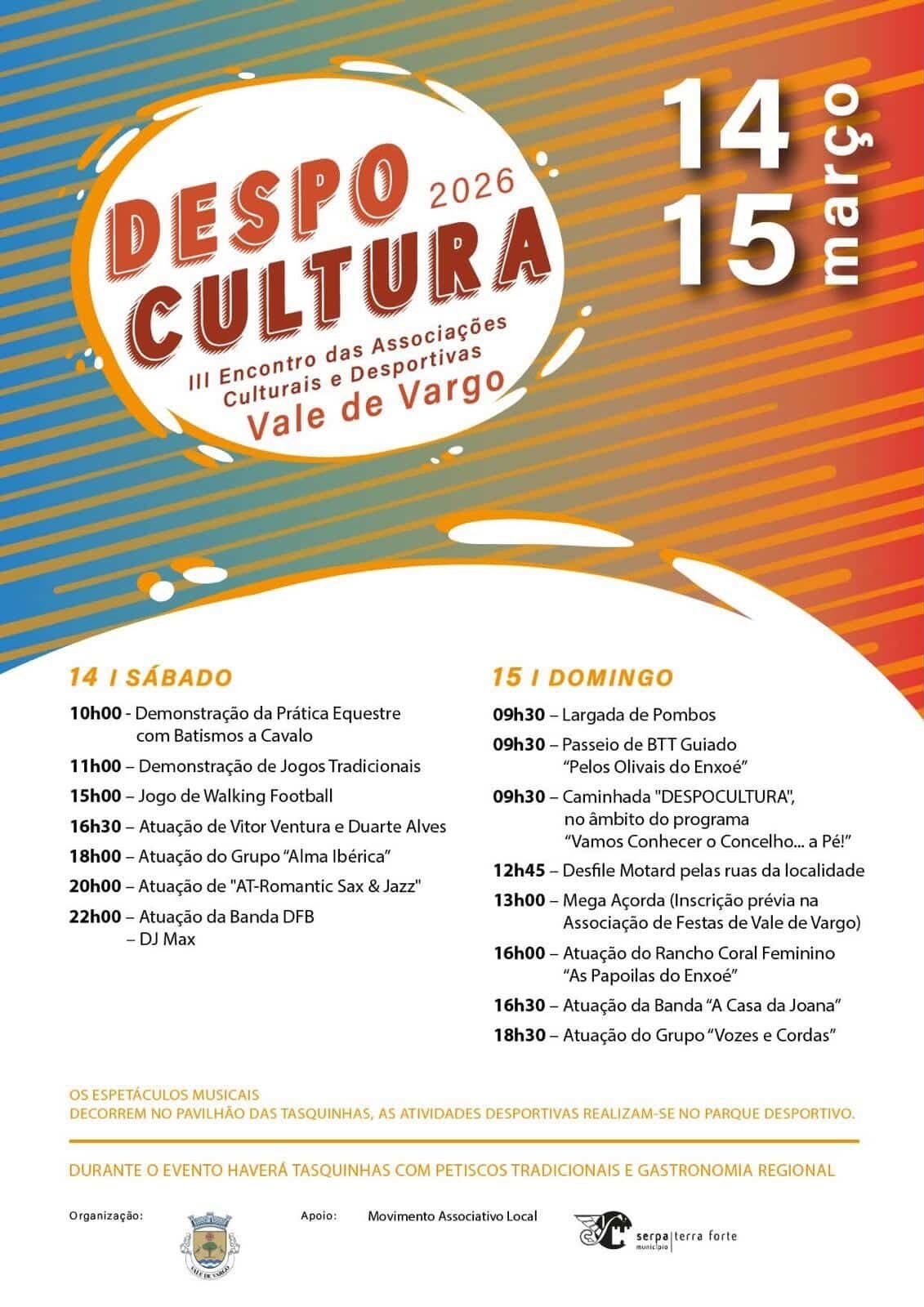 Cartaz DespoCultura 2026 - Vale de Vargo
