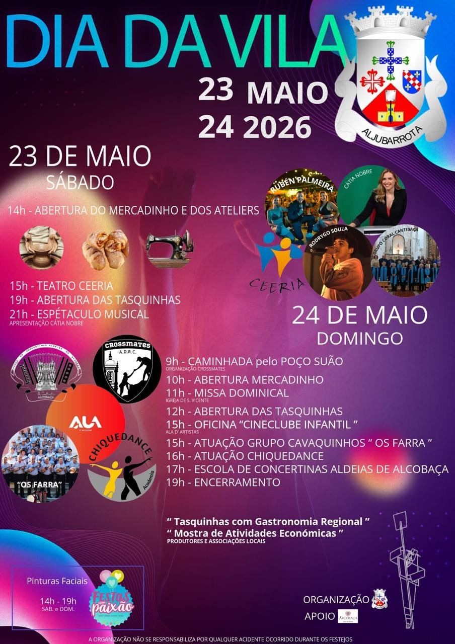 Cartaz Dia da Vila 2026 - Aljubarrota