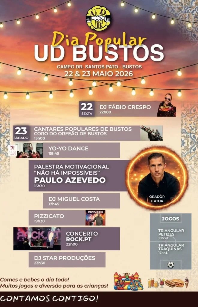 Cartaz Dia Popular UD Bustos 2026 - Bustos