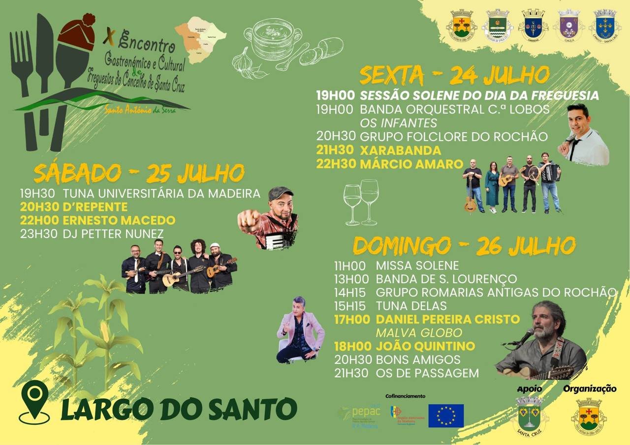 Cartaz Encontro Gastronómico e Cultural 2026 - Santo António da Serra