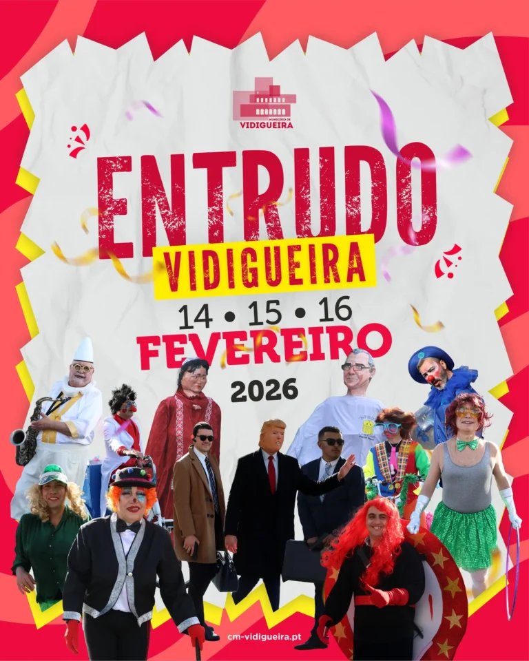 Cartaz Entrudo 2026 - Vidigueira