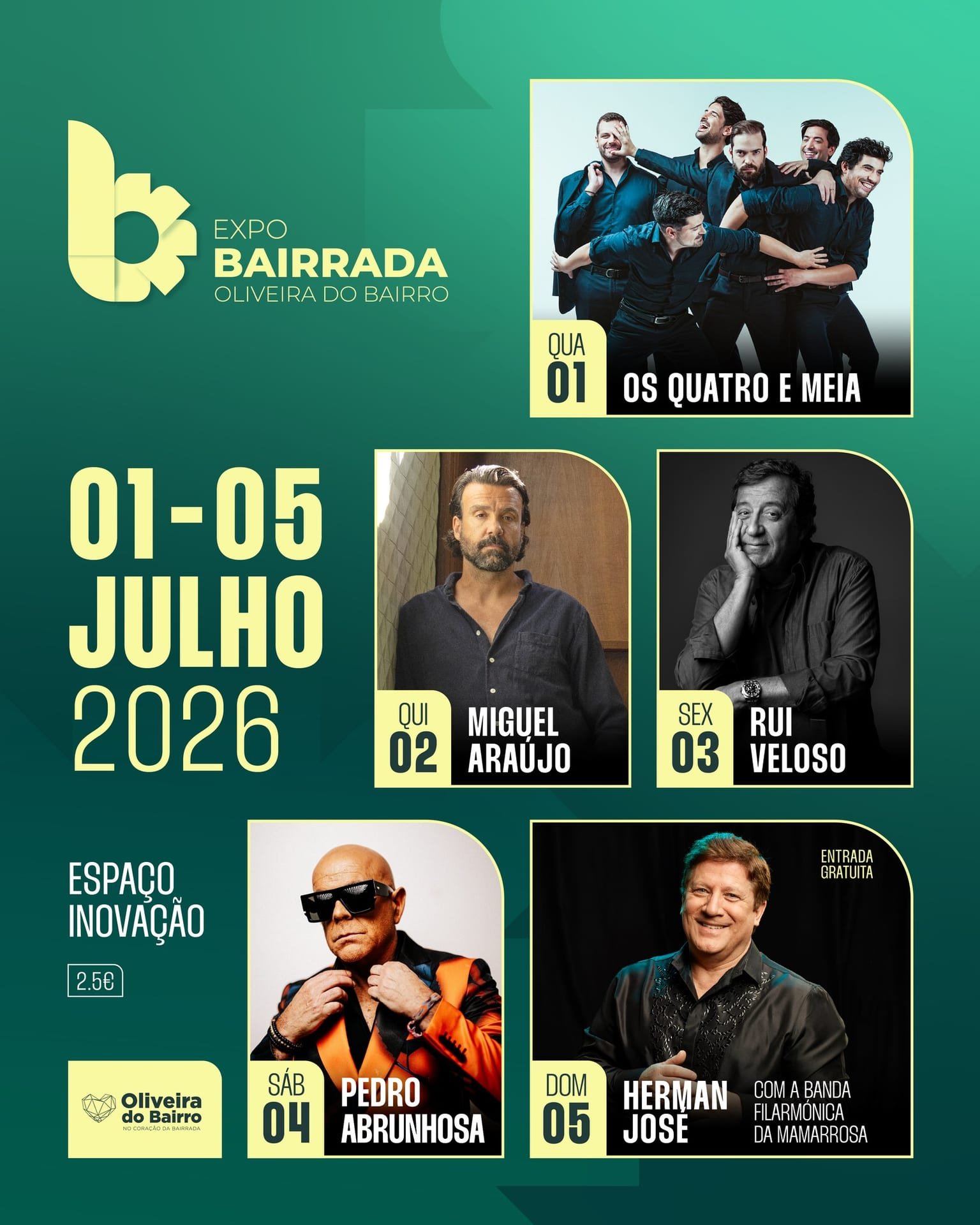 Cartaz Expo Bairrada 2026 - Oliveira do Bairro
