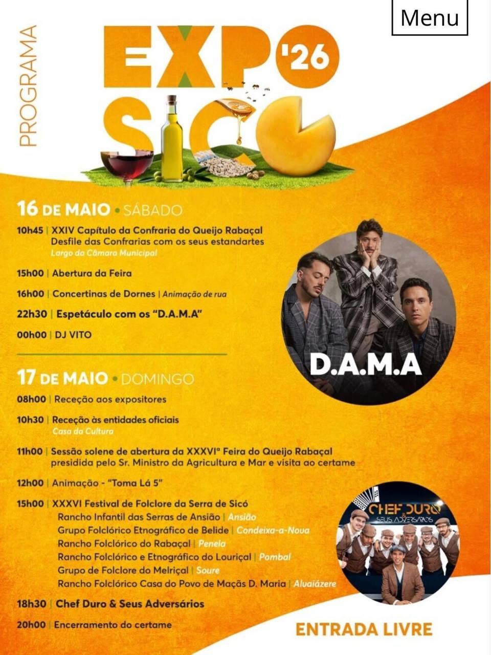 Cartaz ExpoSicó 2026 - Penela