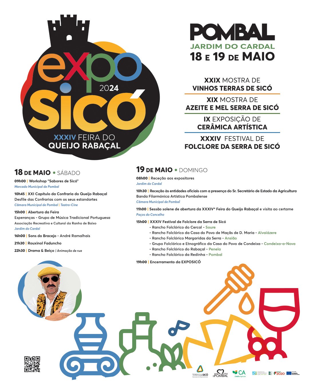 Cartaz Exposicó | XXXIV Feira do Queijo Rabaçal 2024 - Pombal