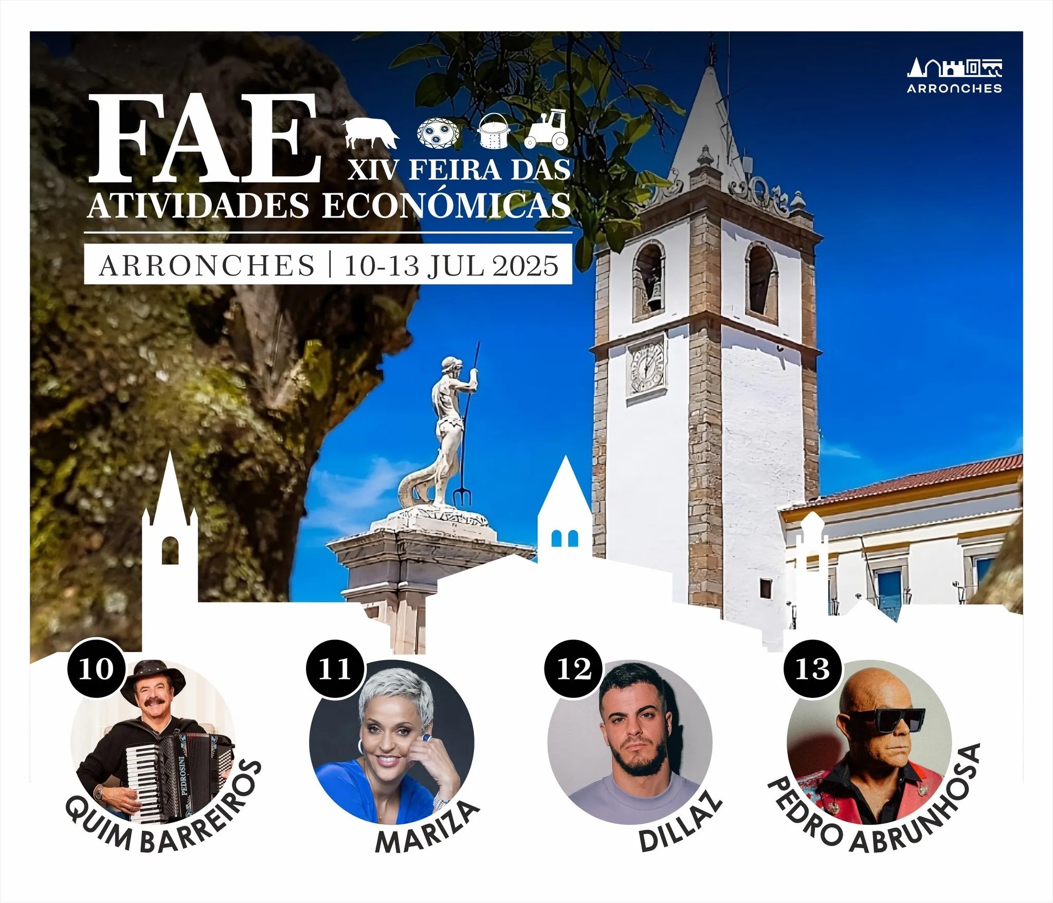 Cartaz FAE | XIV Feira das Atividades Económicas 2025 - Arronches