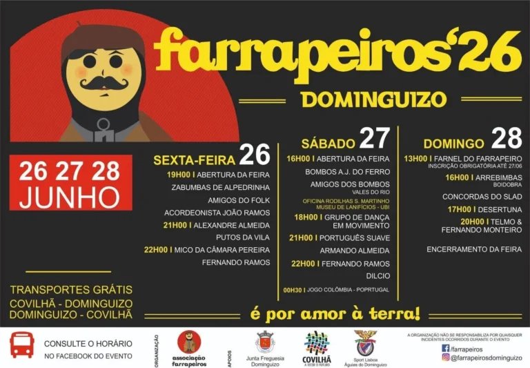 Cartaz Farrapeiros 2026 - Dominguizo