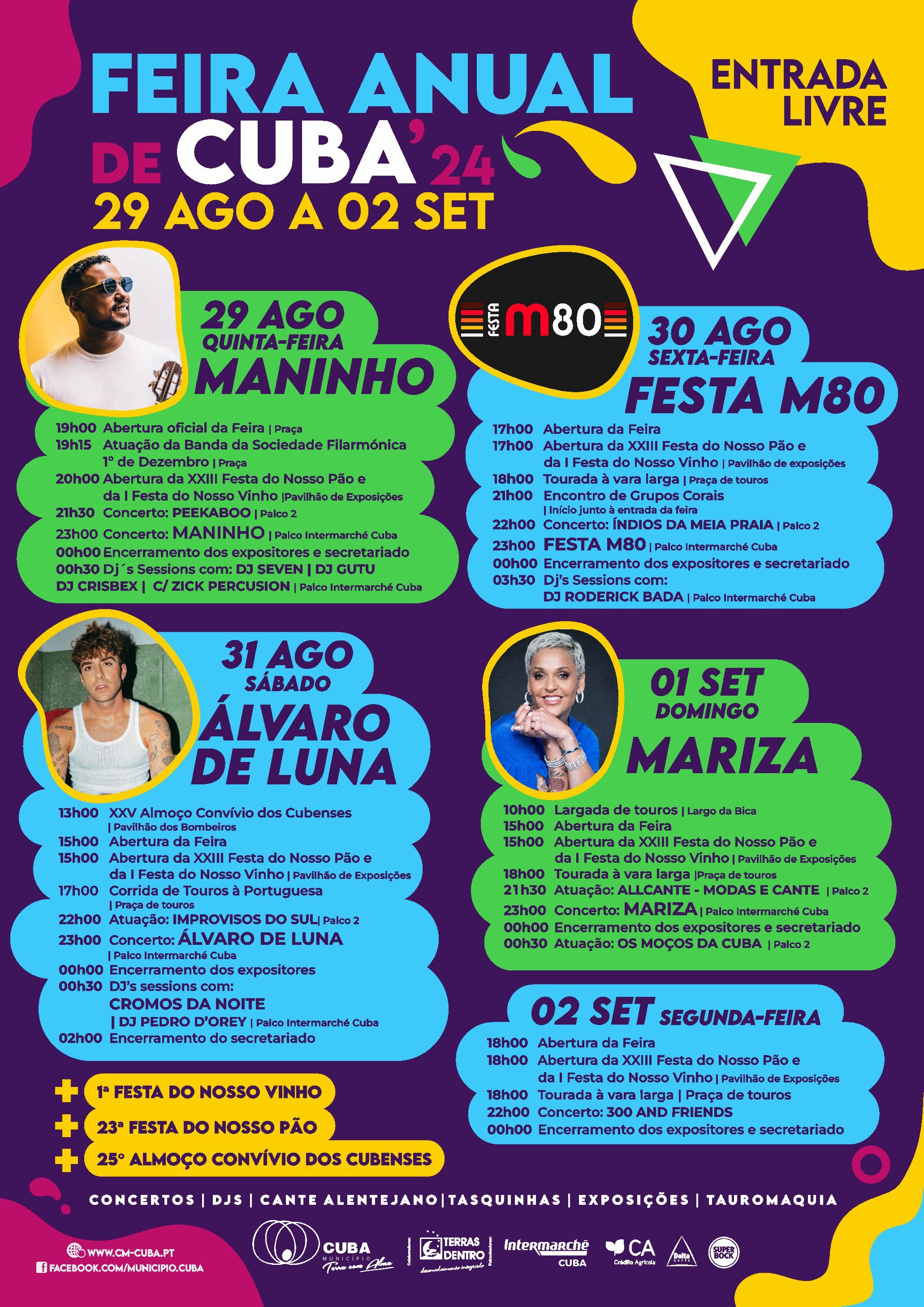Cartaz Feira Anual 2024 - Cuba