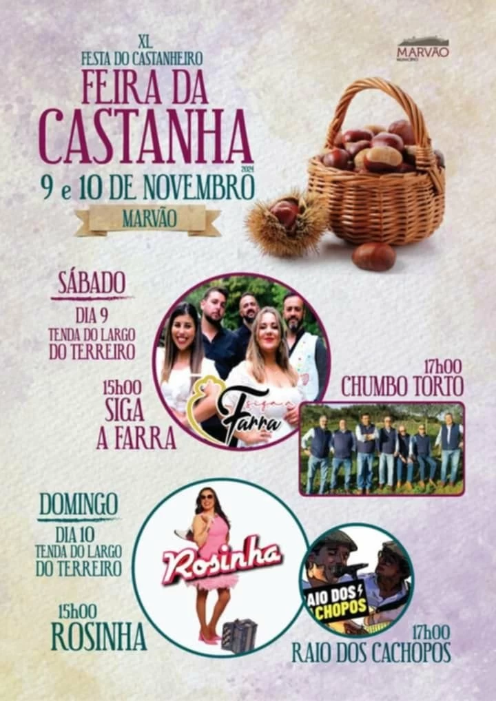 Cartaz Feira da Castanha 2024 - Marvão