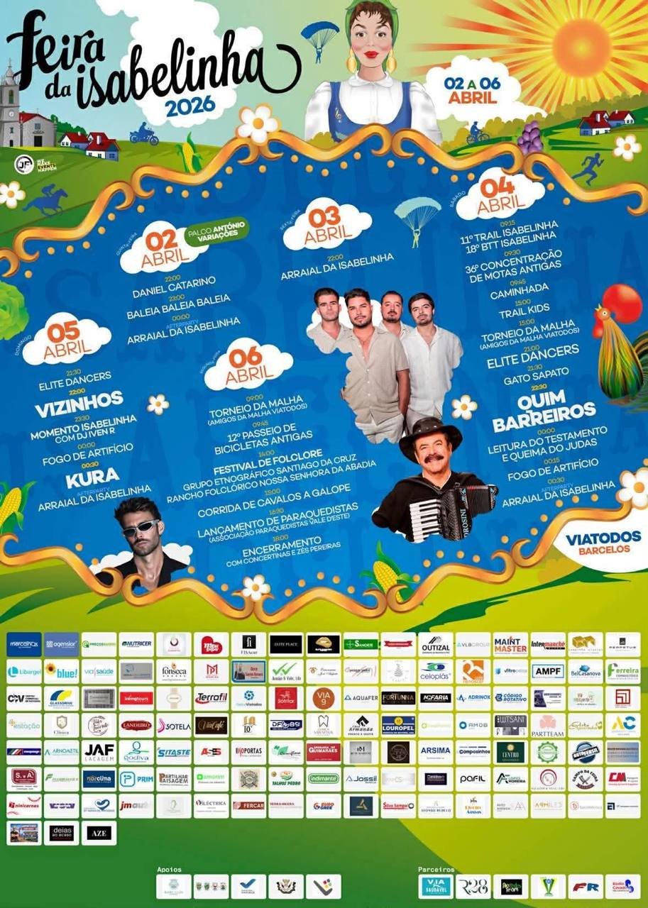 Cartaz Feira da Isabelinha 2026 - Viatodos