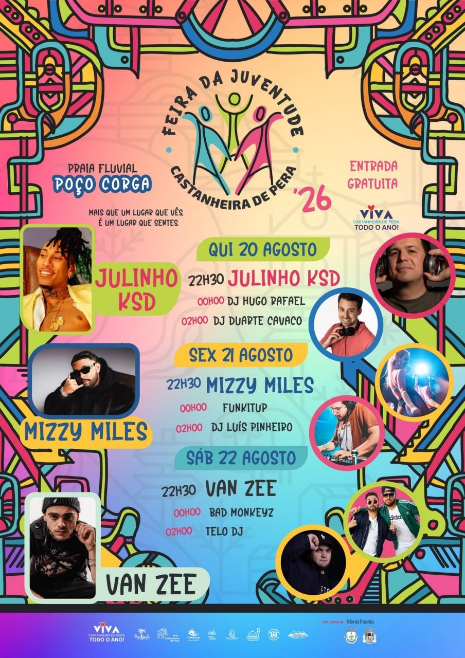 Cartaz Feira da Juventude 2026 - Castanheira de Pera