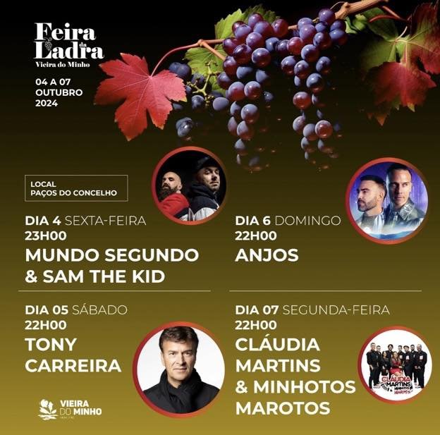Cartaz Feira da Ladra 2024 - Vieira do Minho