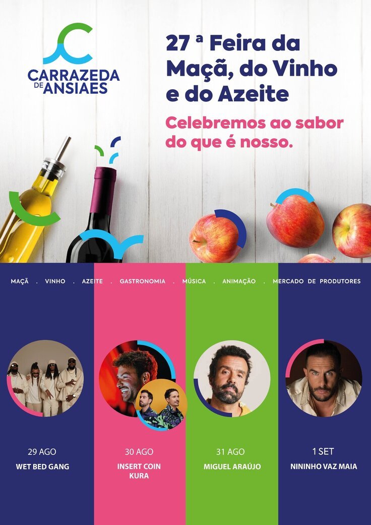 Cartaz Feira da Maçã do Vinho e do Azeite 2024 - Carrazeda de Ansiães
