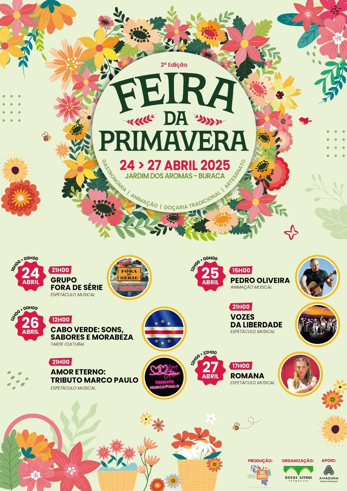 Cartaz Feira da Primavera 2025 - Buraca