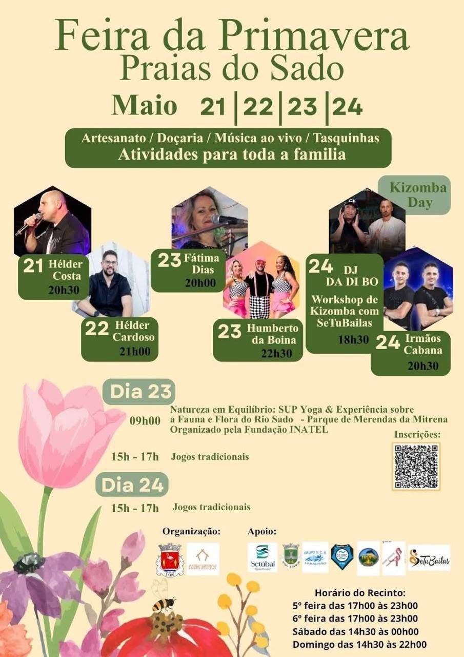 Cartaz Feira da Primavera 2026 - Praias do Sado