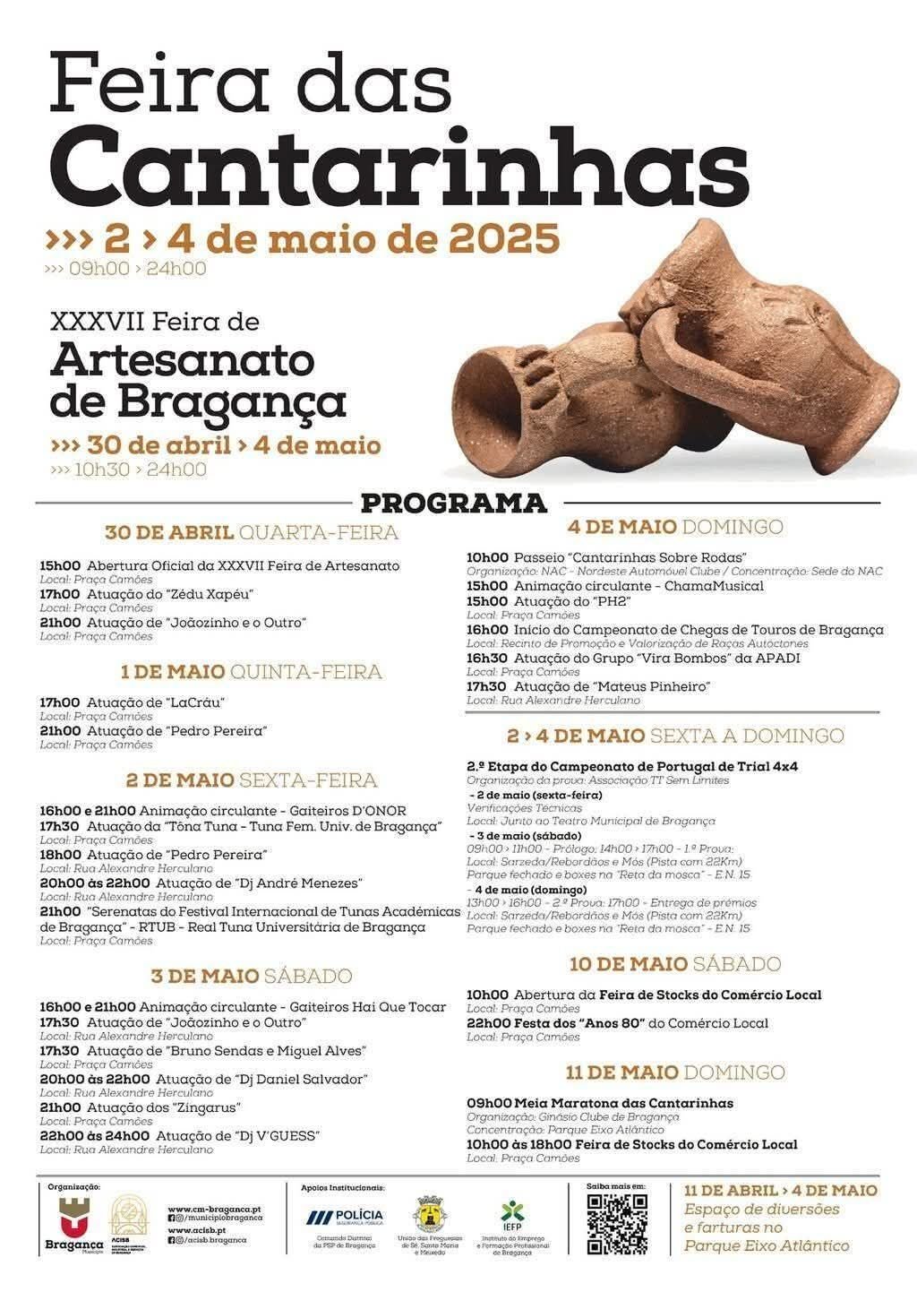 Cartaz Feira das Cantarinhas 2025 - Bragança
