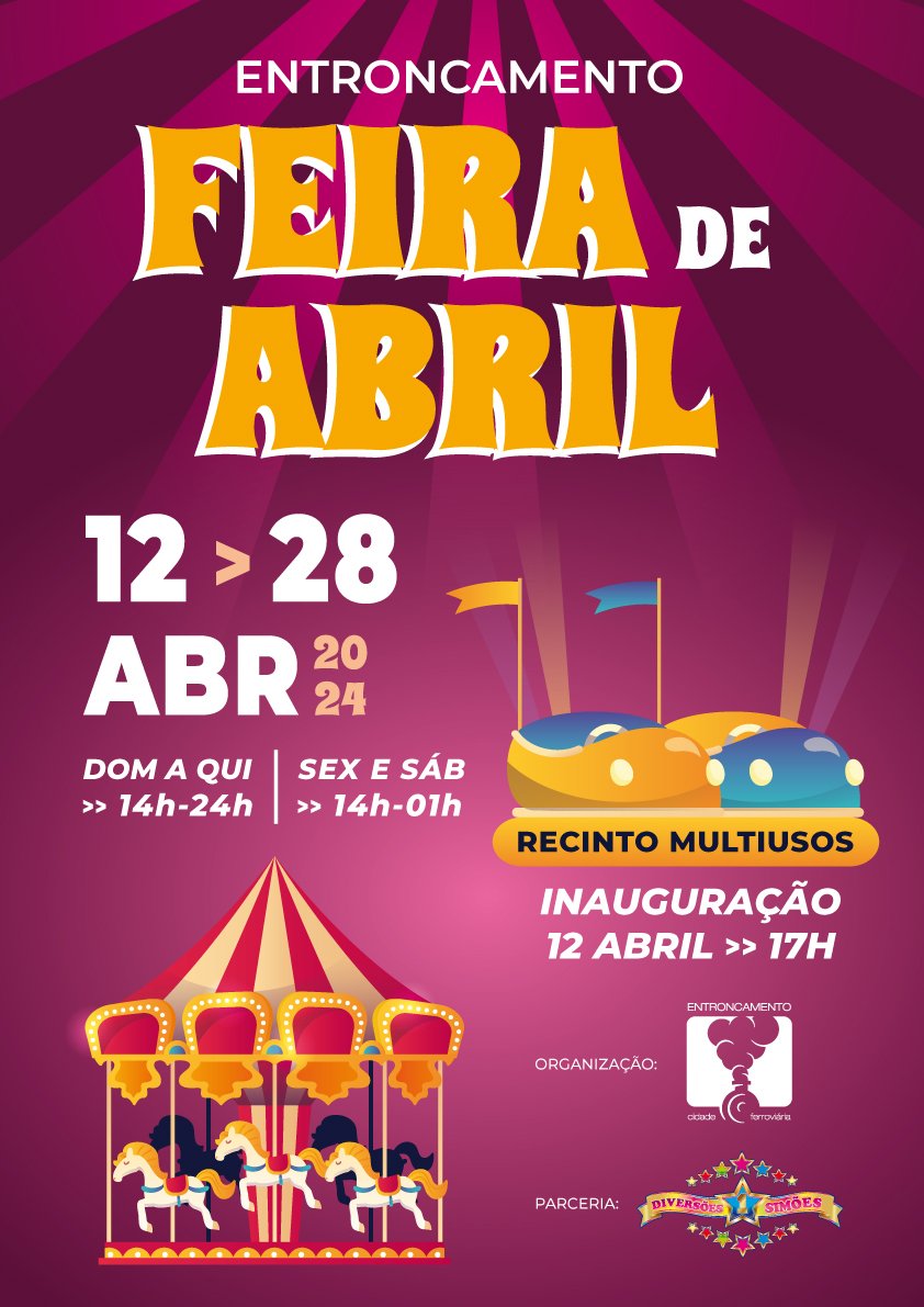 Cartaz Feira de Abril 2024 - Entroncamento