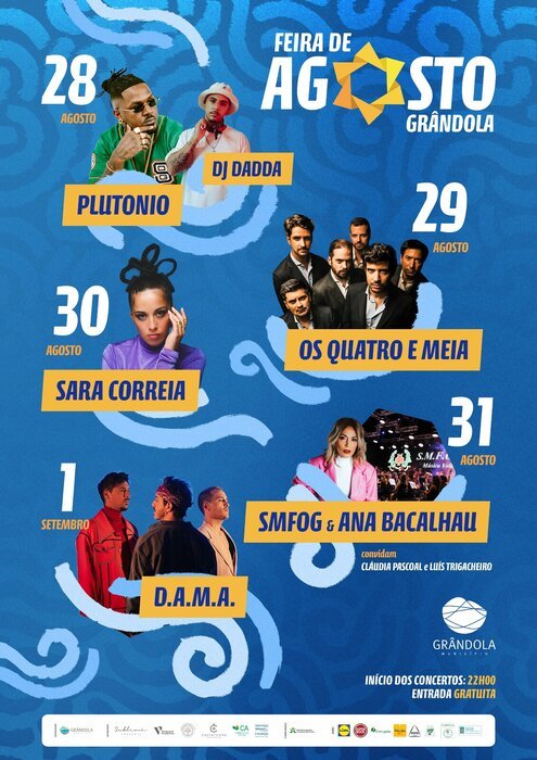 Cartaz Feira de Agosto 2025 - Grândola