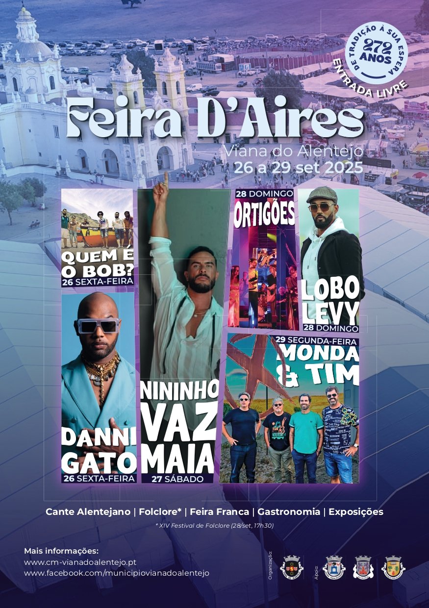 Cartaz Feira de Aires 2025 - Viana do Alentejo