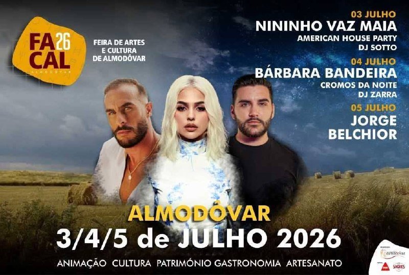 Cartaz Feira de Artes e Cultura 2026 - Almodôvar