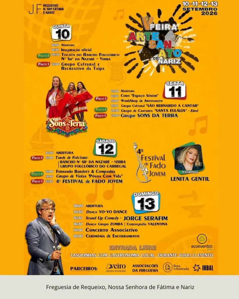 Cartaz Feira de Artesanato 2026 - Nariz