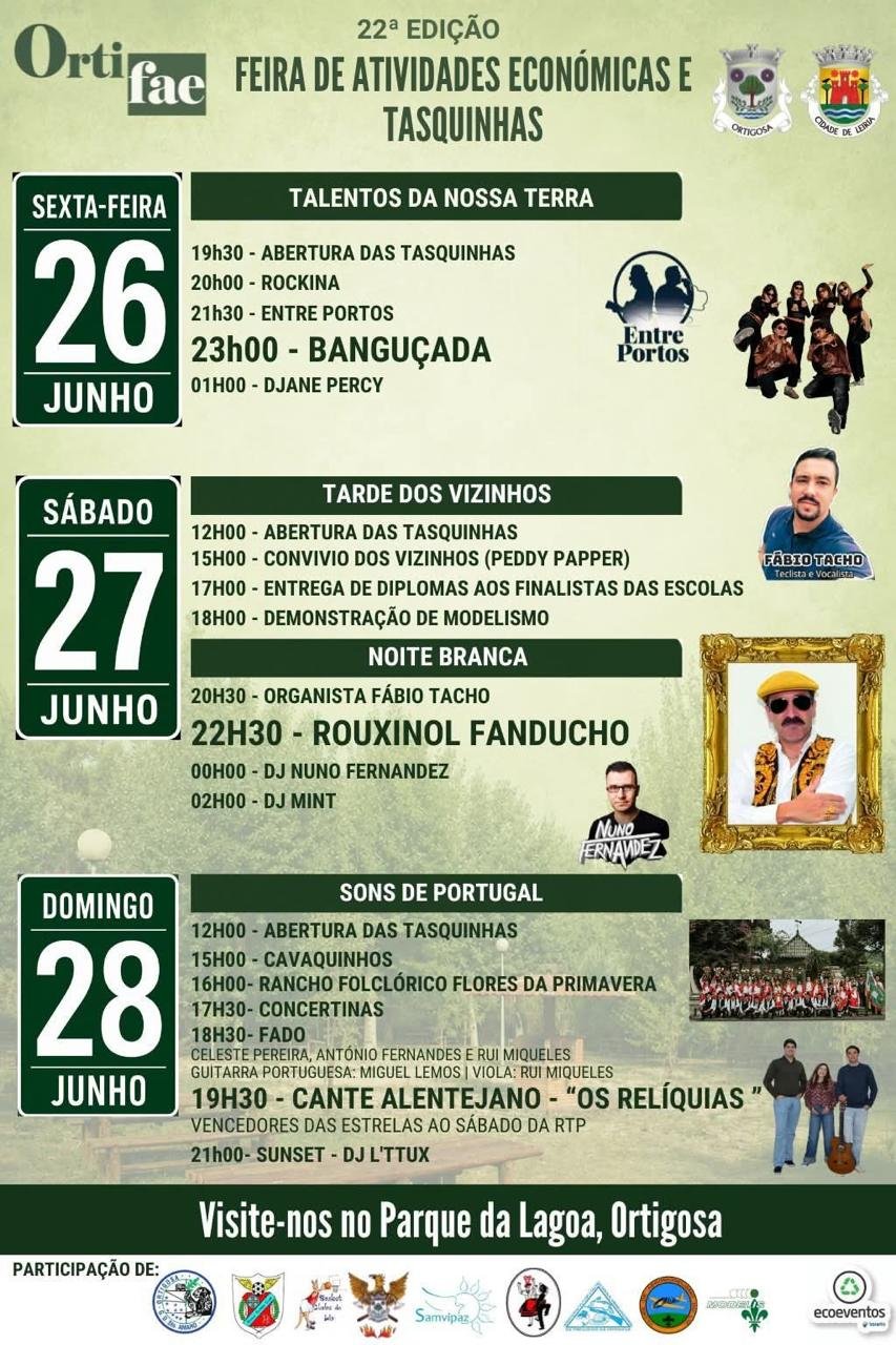 Cartaz Feira de Atividades Económicas e Tasquinhas 2026 - Ortigosa