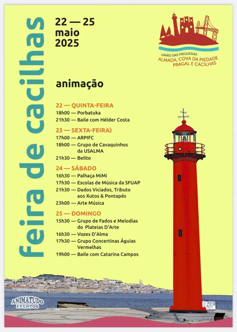 Cartaz Feira de Cacilhas 2025 - Almada