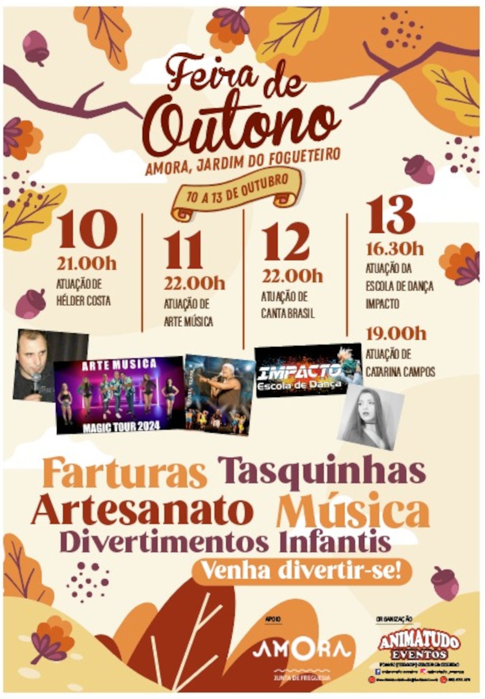 Cartaz Feira de Outono 2024 - Amora