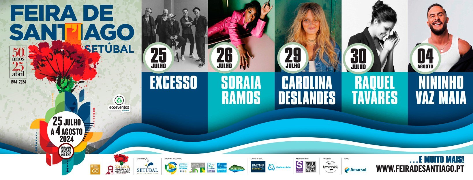 Cartaz Feira de Santiago 2024 - Setúbal