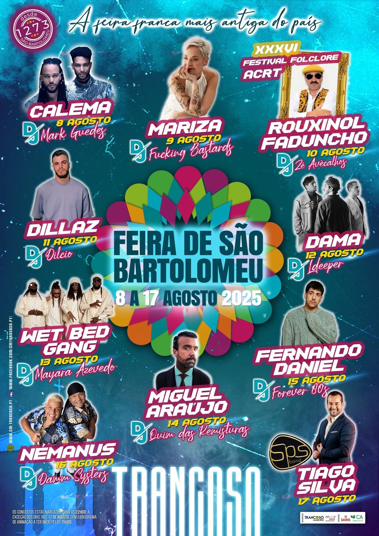 Cartaz Feira de São Bartolomeu 2025 - Trancoso